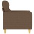 Sillón de tela marrón 60