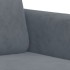 Juego de sofás 3 piezas terciopelo gris