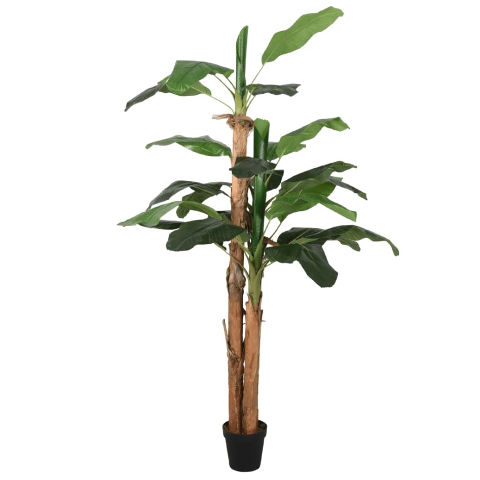 Árbol de plátano artificial 19 hojas verde 180