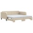 Sofá cama nido con colchón tela crema 100x200