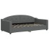 Sofá cama con colchón tela gris oscuro 90x190