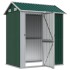 Cobertizo de jardín acero galvanizado verde 192x152,5x237