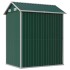Cobertizo de jardín acero galvanizado verde 192x152,5x237