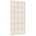Puerta corredera dorada de vidrio ESG esmerilado y