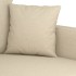 Sofá de 2 plazas de tela color crema 140