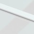 Puerta corredera vidrio templado y aluminio blanca 76x205