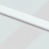 Puerta corredera vidrio templado y aluminio blanca 102,5x205