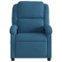 Sillón de masaje reclinable de terciopelo