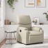 Sillón reclinable de cuero sintético