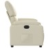 Sillón reclinable de cuero sintético