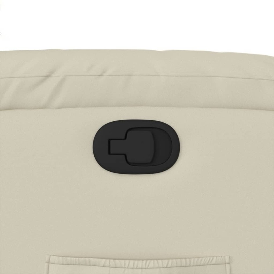 Sillón reclinable de cuero sintético