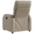 Sillón reclinable de cuero sintético color