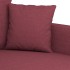 Sillón de tela rojo tinto 60