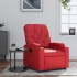 Sillón reclinable de cuero sintético