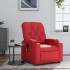 Sillón de masaje reclinable cuero sintético