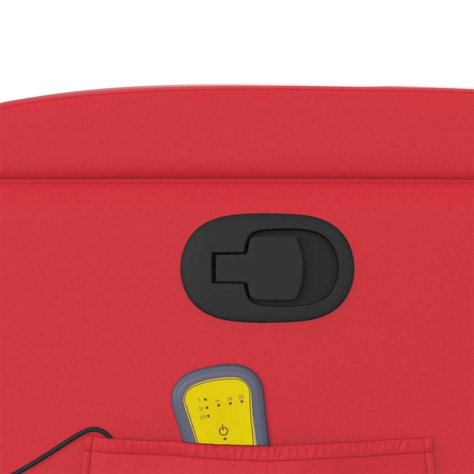 Sillón de masaje reclinable cuero sintético