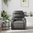 Sillón de masaje reclinable cuero sintético