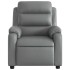 Sillón de masaje reclinable cuero sintético