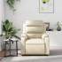 Sillón reclinable de masaje cuero sintético