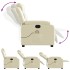 Sillón reclinable de masaje cuero sintético