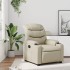Sillón reclinable de cuero sintético