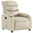 Sillón reclinable de cuero sintético
