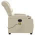 Sillón reclinable de masaje cuero sintético