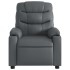 Sillón reclinable de cuero sintético