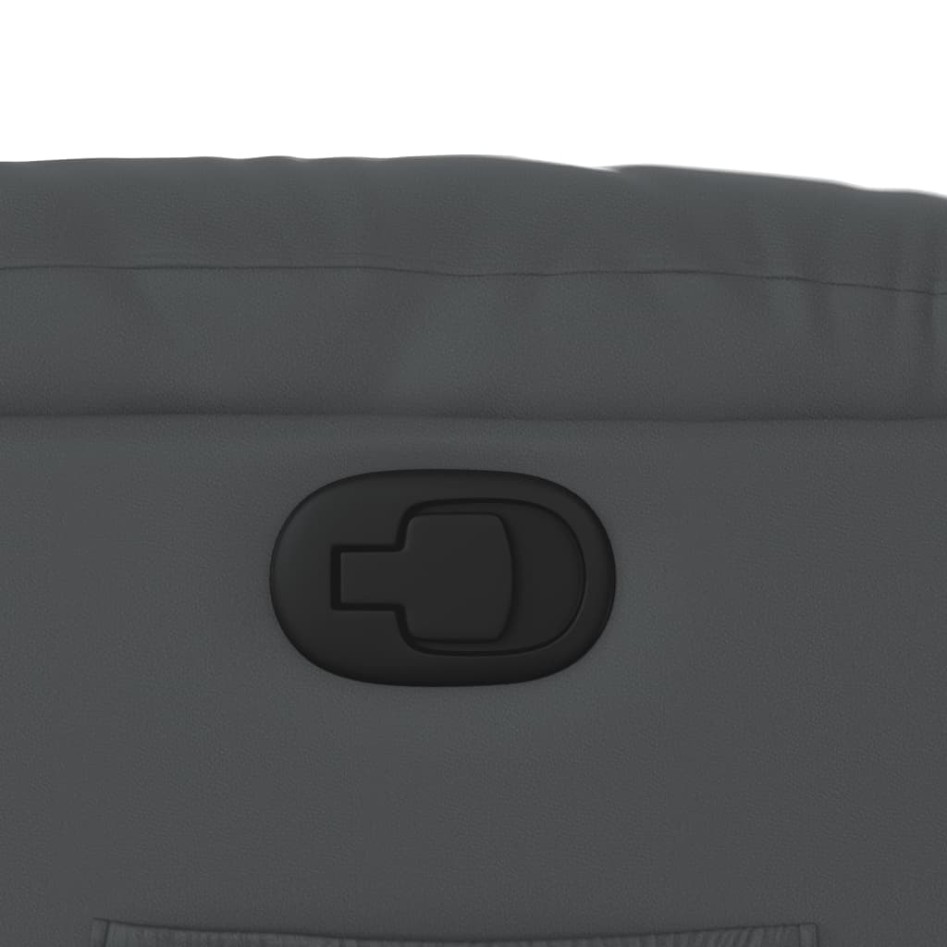 Sillón reclinable de cuero sintético