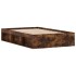 Estructura de cama roble ahumado 120x190