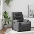 Sillón reclinable de cuero sintético