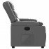 Sillón reclinable de cuero sintético