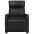 Sillón reclinable de cuero sintético