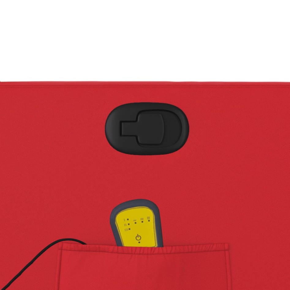 Sillón de masaje reclinable cuero sintético