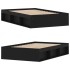 Estructura de cama negra 120x200
