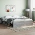Estructura de cama Sonoma gris 140x200