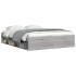 Estructura de cama Sonoma gris 140x200
