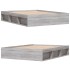 Estructura de cama Sonoma gris 140x200