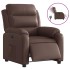 Sillón reclinable eléctrico de cuero sintético