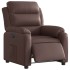 Sillón reclinable eléctrico de cuero sintético