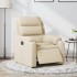 Sillón reclinable eléctrico de tela