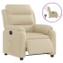 Sillón reclinable eléctrico de tela