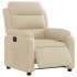 Sillón reclinable eléctrico de tela
