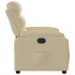 Sillón reclinable eléctrico de tela