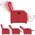 Sillón reclinable elevable cuero artificial