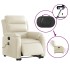 Sillón de masaje elevable eléctrico cuero sintético