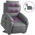 Sillón de masaje elevable eléctrico cuero sintético