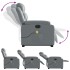 Sillón de masaje elevable eléctrico cuero sintético