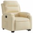 Sillón eléctrico reclinable elevable de tela color