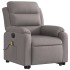 Sillón de masaje eléctrico reclinable elevable tela